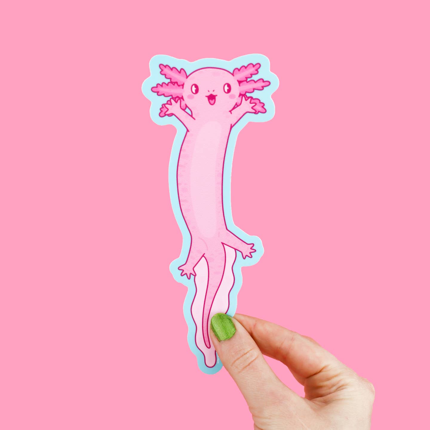 Axolotl Long Decal Sticker