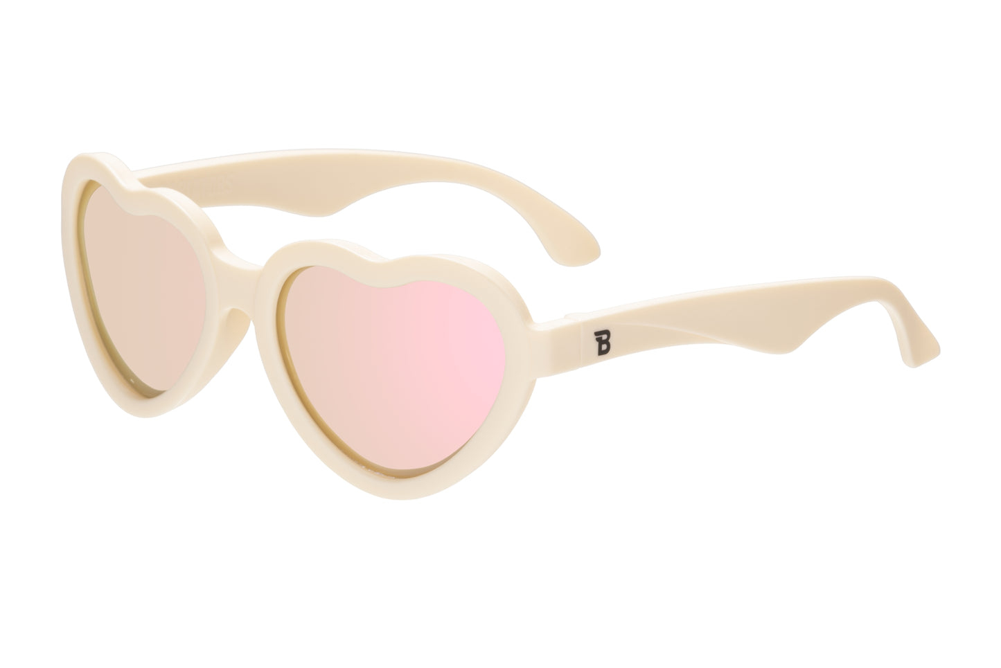 Sweet Cream Polarized Heart Kids Sunglasses