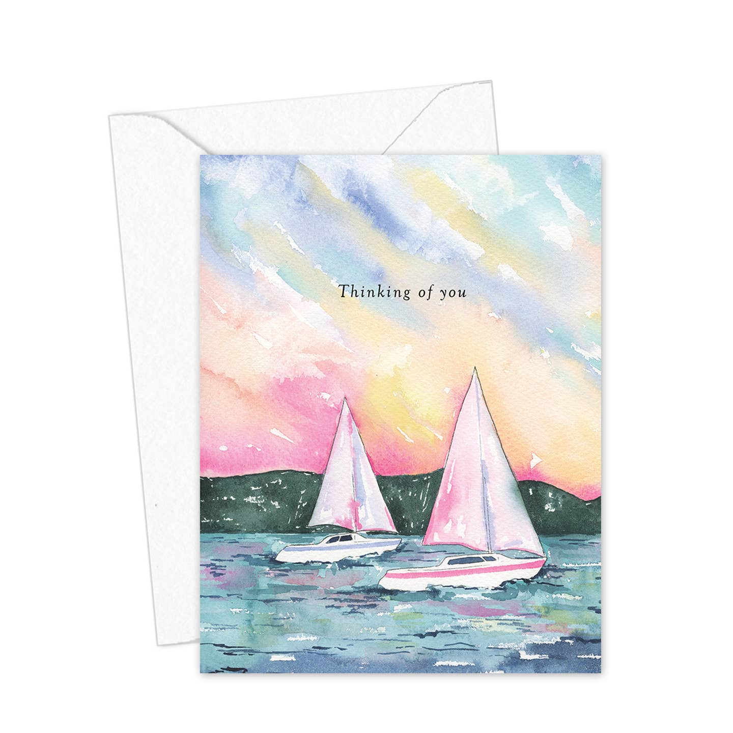 Thinking of You Sailboat Card