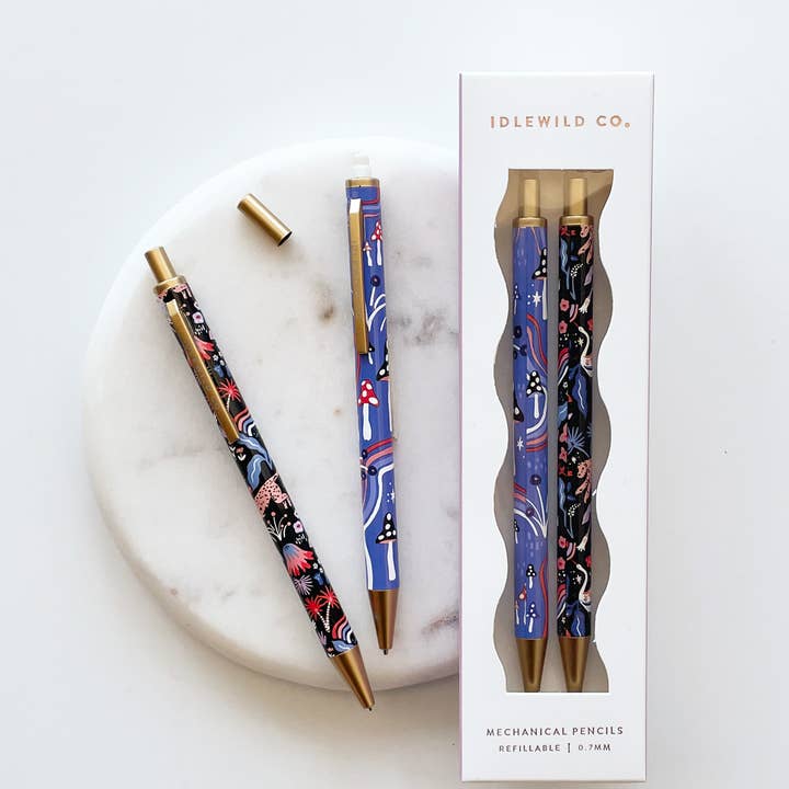 Mushroom Menagerie Mechanical Pencils