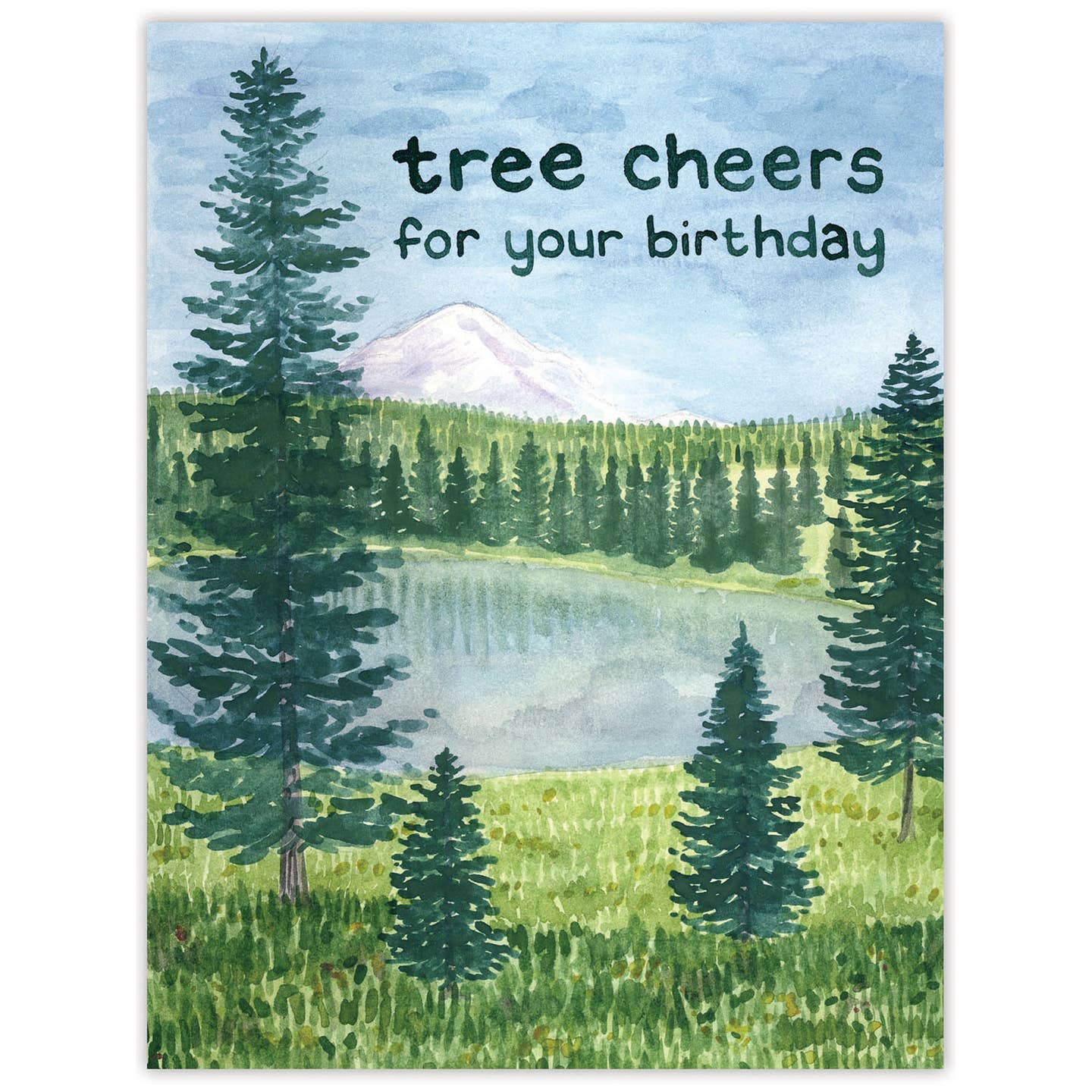 Tree Cheers Birthday Card