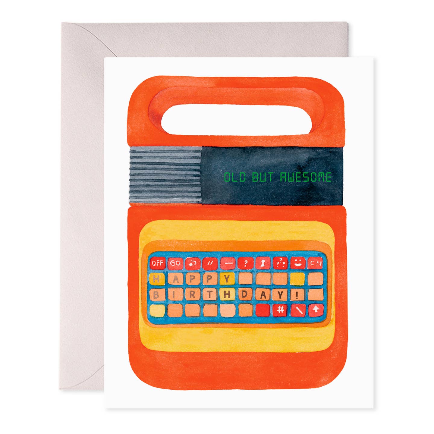 Old But Awesome Birthday Tech Card