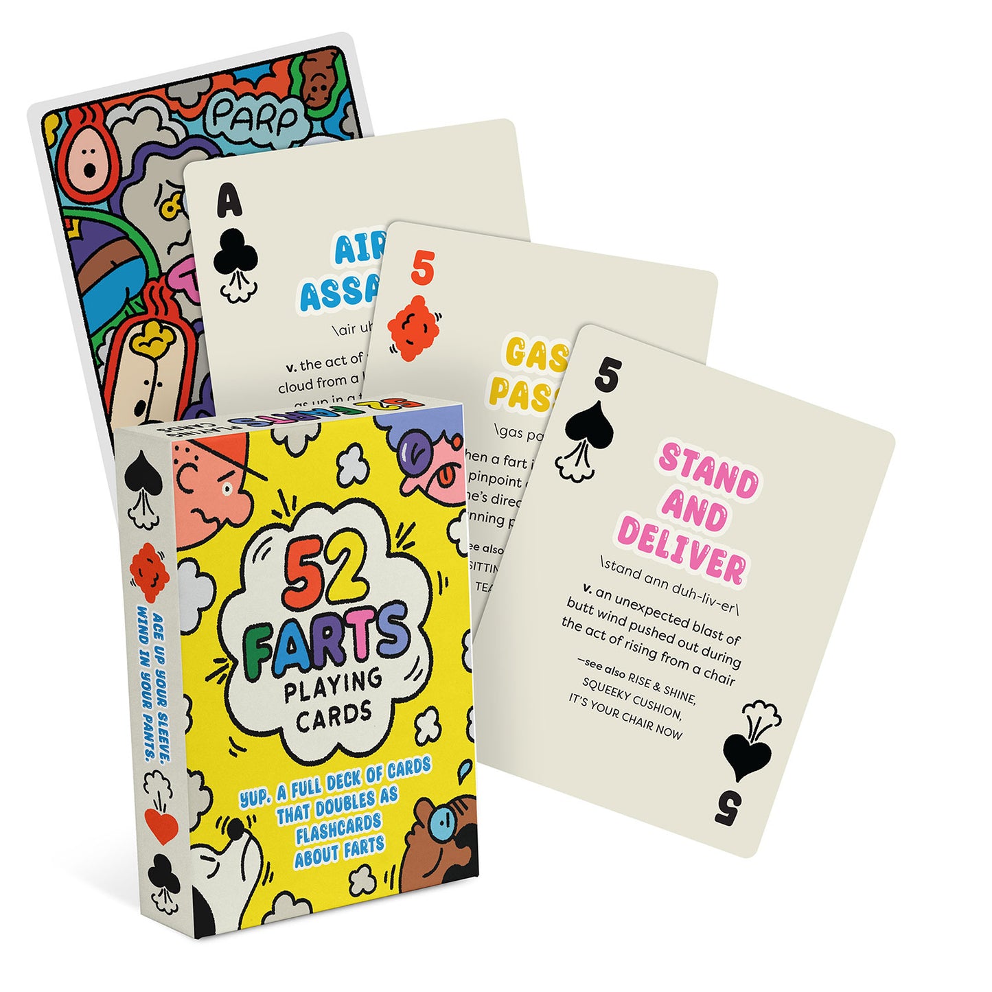 52 Farts Kids Playing Card Deck