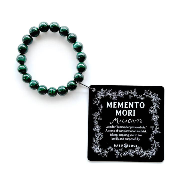 Momento Mori Malachite Bracelet