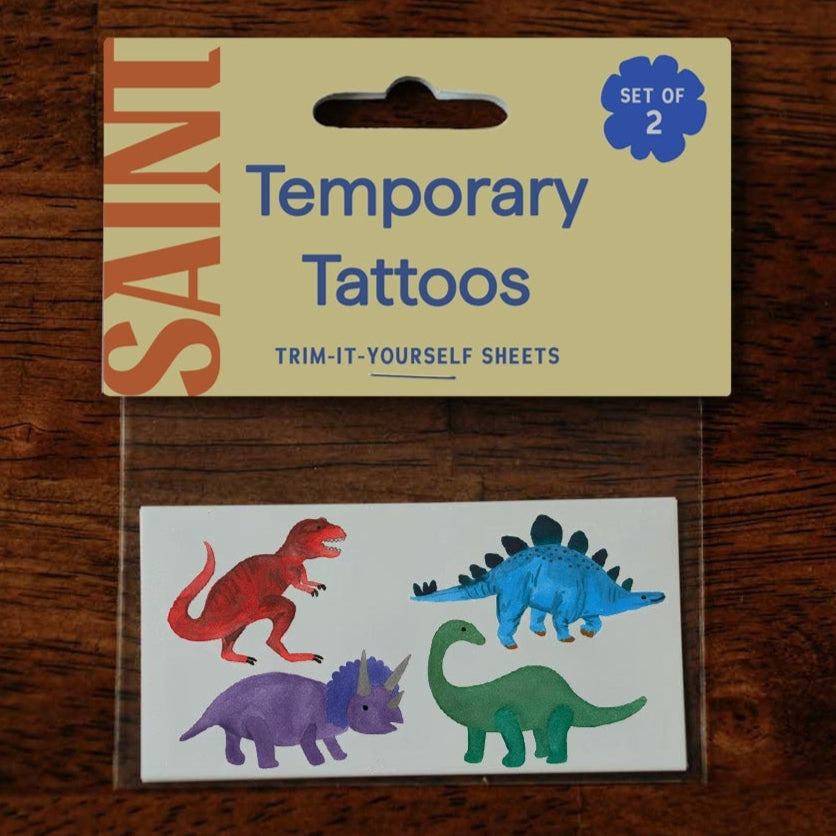 Dinosaurs Crew Temp Tattoos