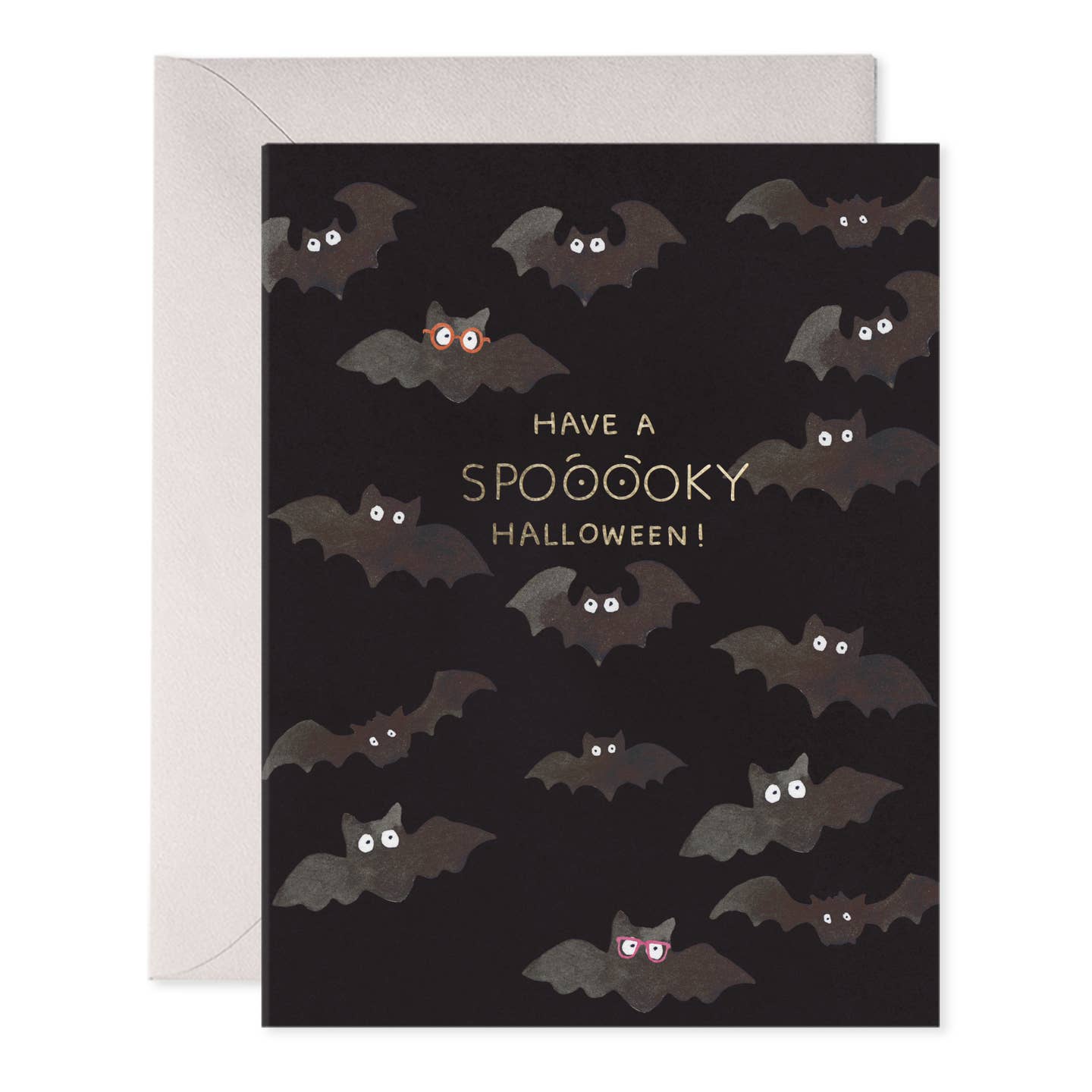 Spooky Bats Halloween Card