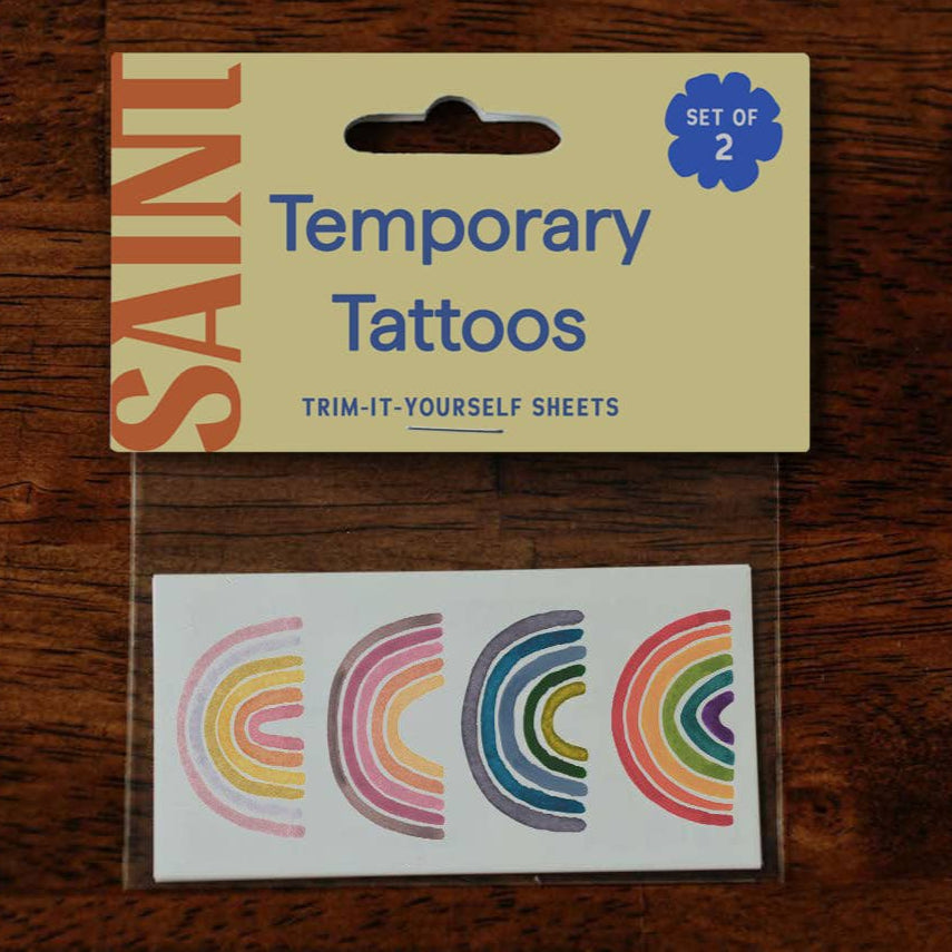 Rainbows Temp Tattoos