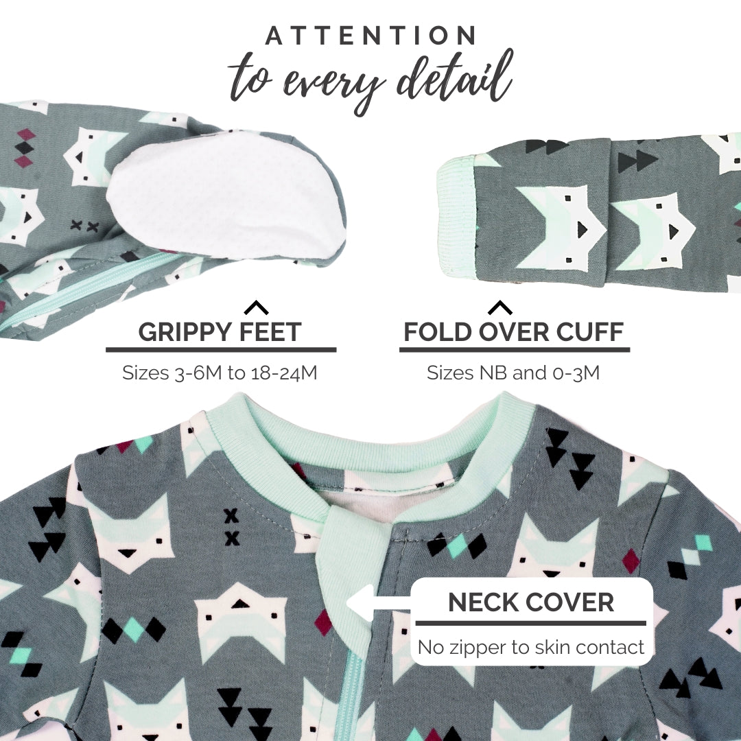 Quiet Fox Baby Bodysuit