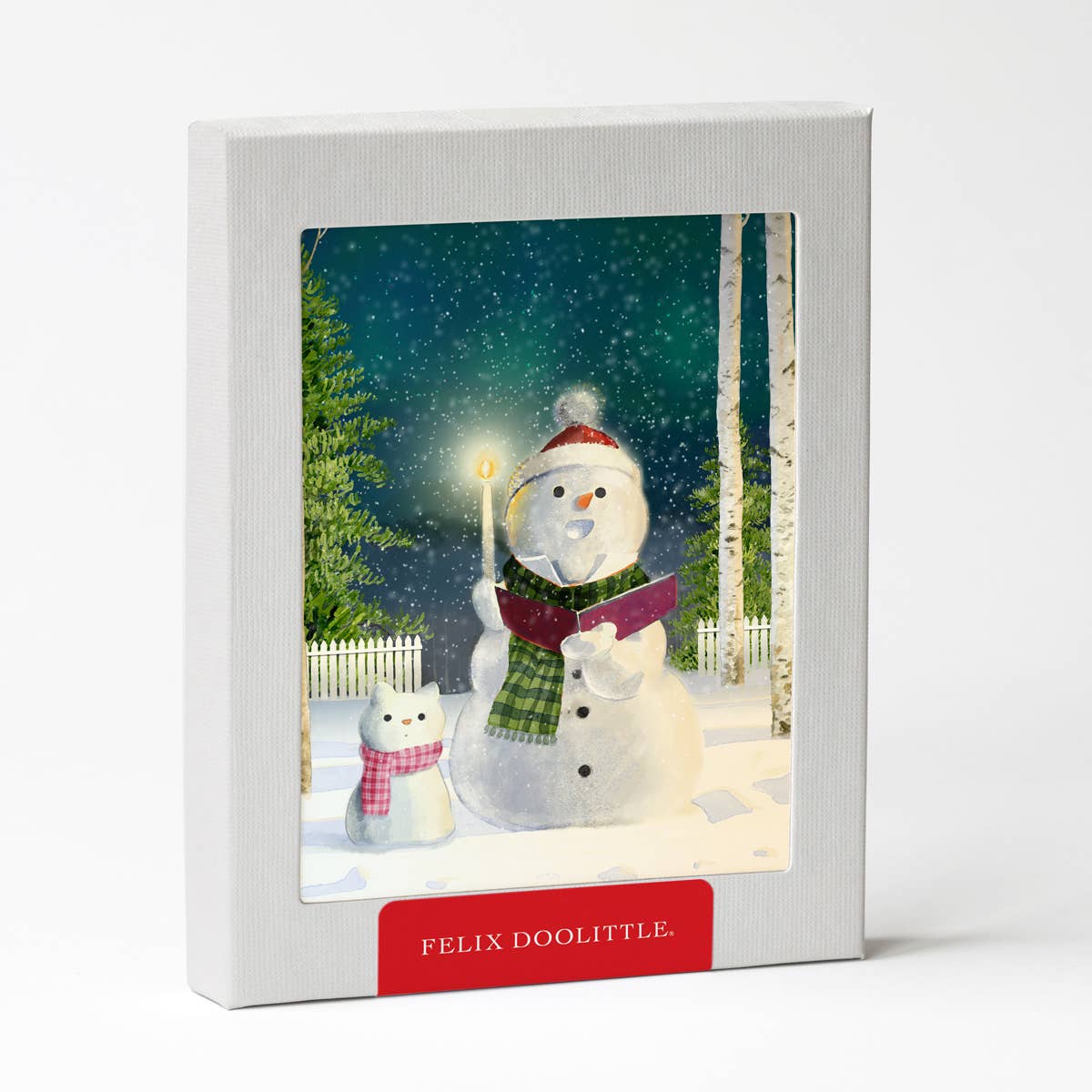 Snow Carollers Box Set of Cards