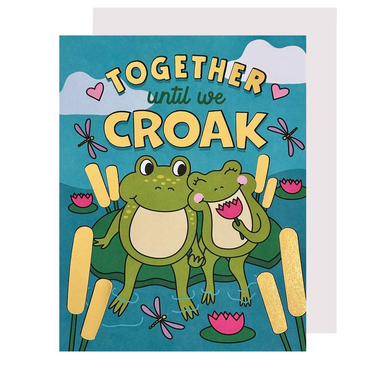 Together Until We Croak Anniversary Card