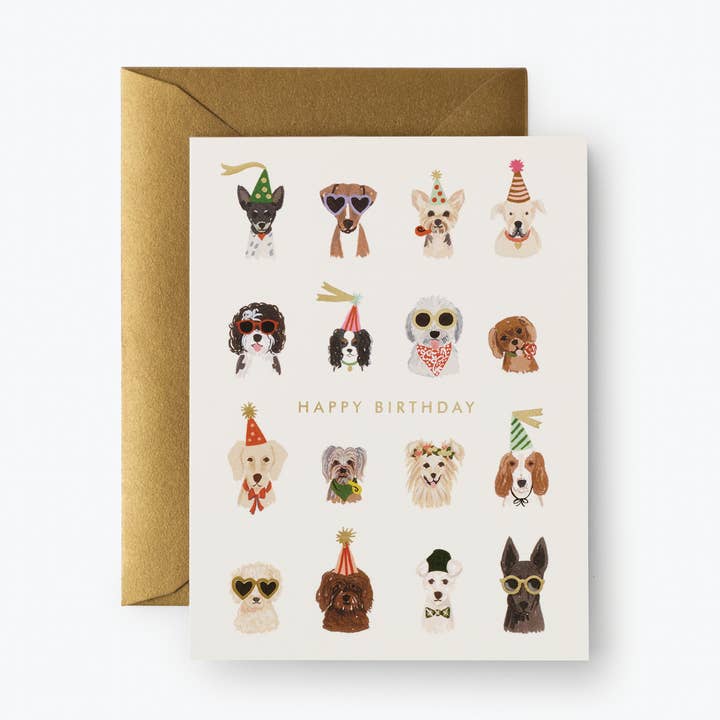 Party Pups Birthday Card