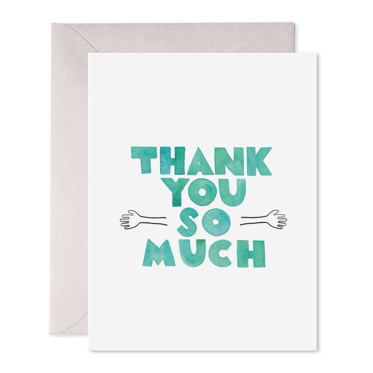Thank You So Much Arms Hug Card
