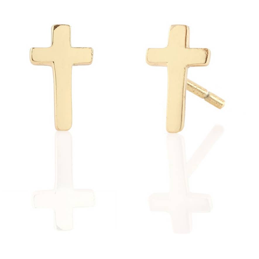 Cross Stud Earrings