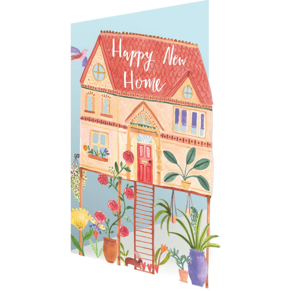 House On Stilts Lasercut Card