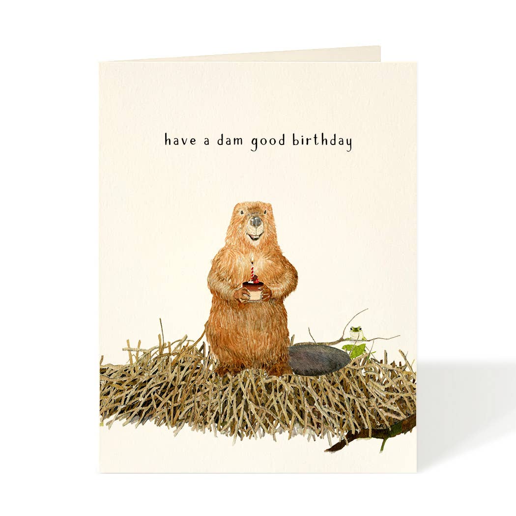 Beaver Dam Good Birthday Card
