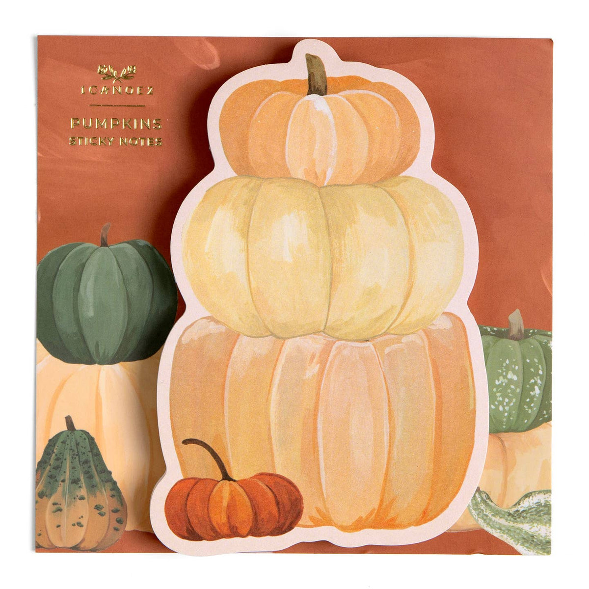 Stacked Pumpkins Sticky Notes