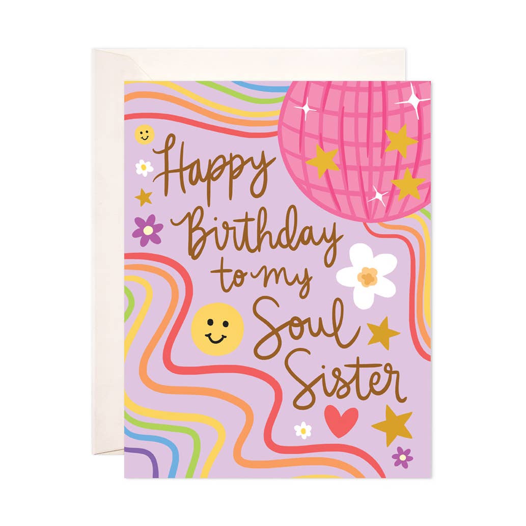 Soul Sister Birthday Card