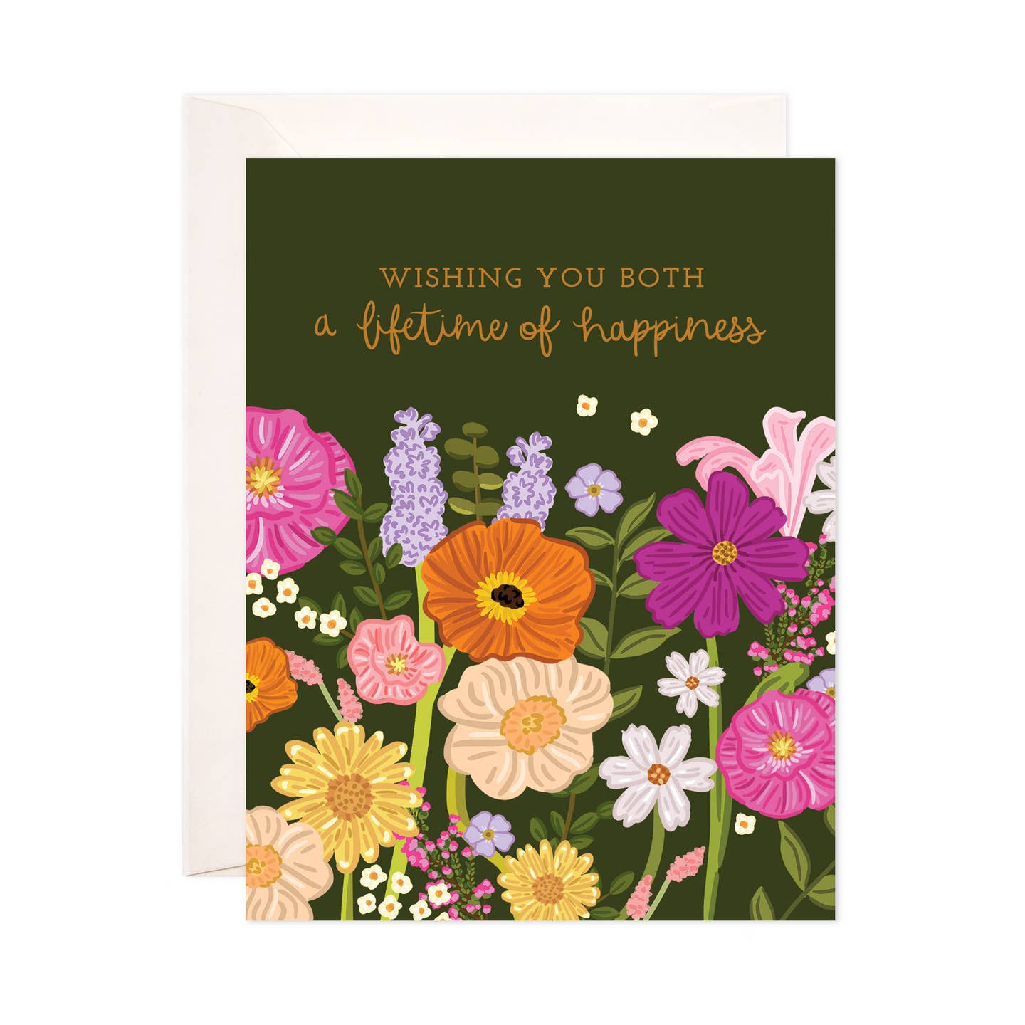 Lifetime of Happiness Wedding Card