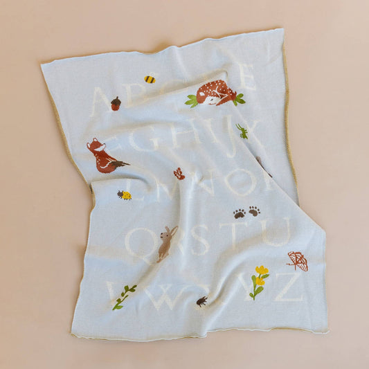 ABC Woodland Baby Blanket