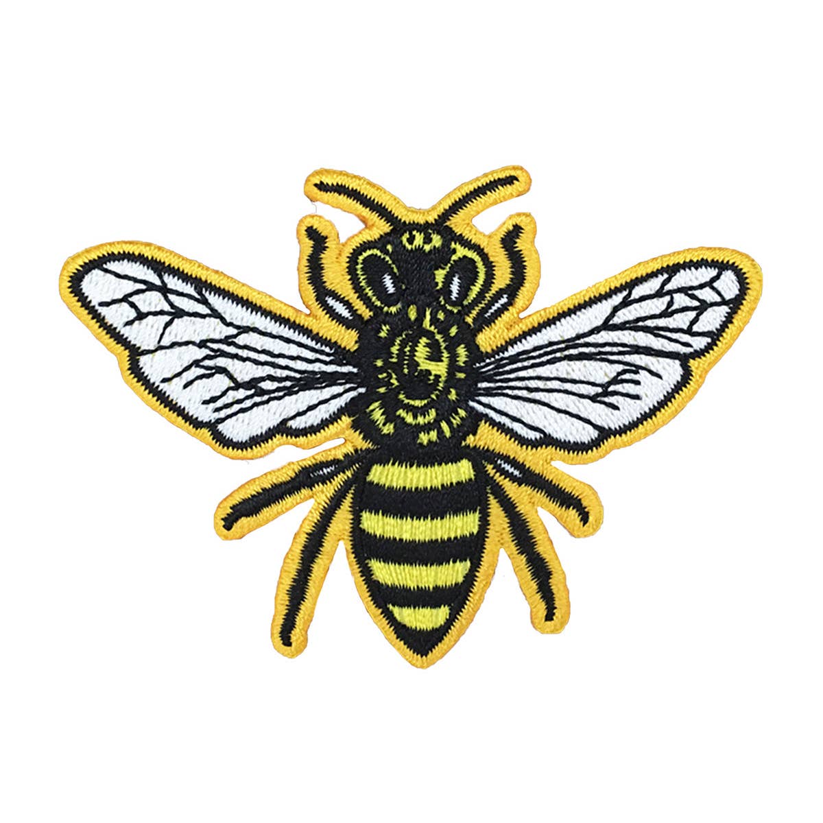 Honey Bee Embroidered Patch