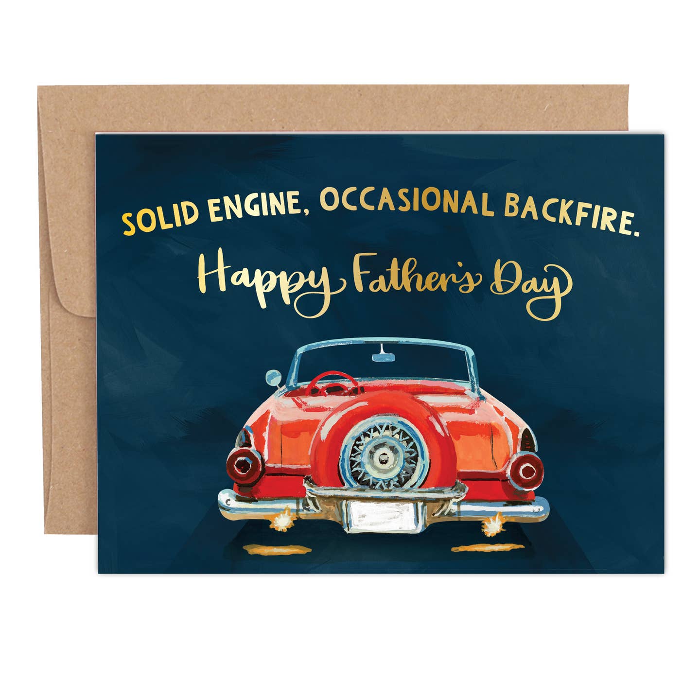 Occasional Backfire Fathers Day Card