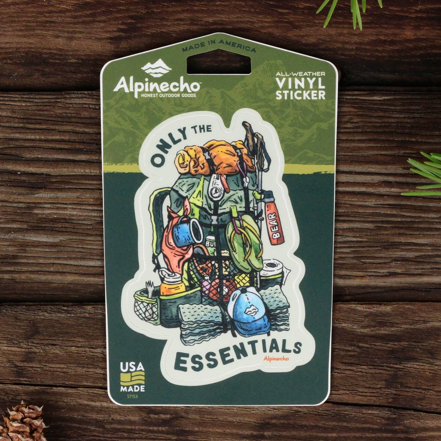 Only the Essentials Pack Vinyl Sticker