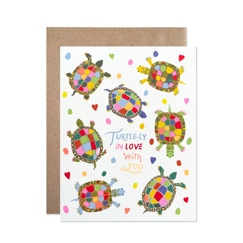 Turtlely in Love with You Card