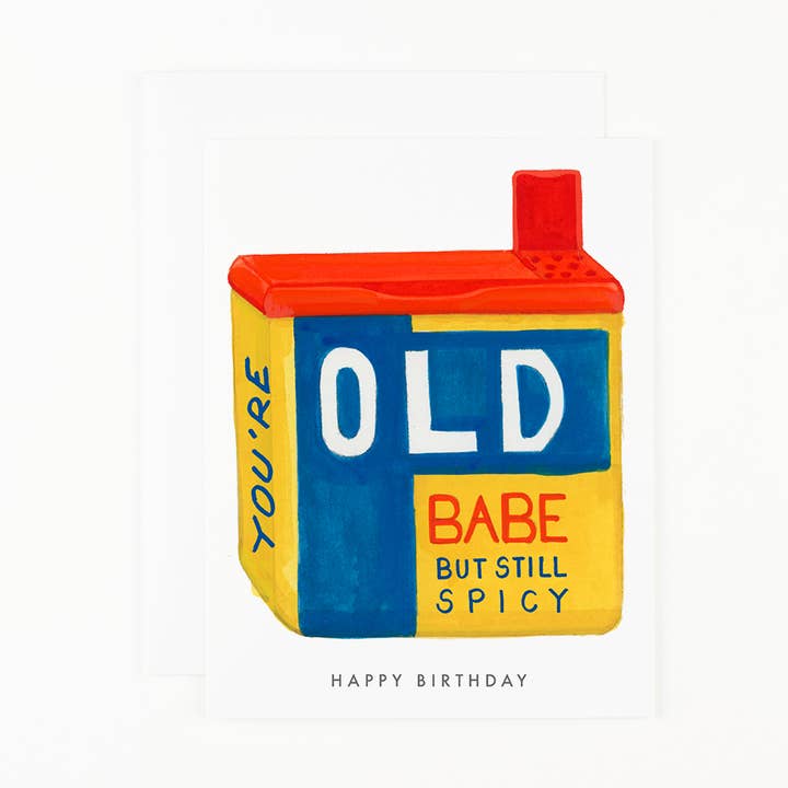 Old Babe Birthday Card