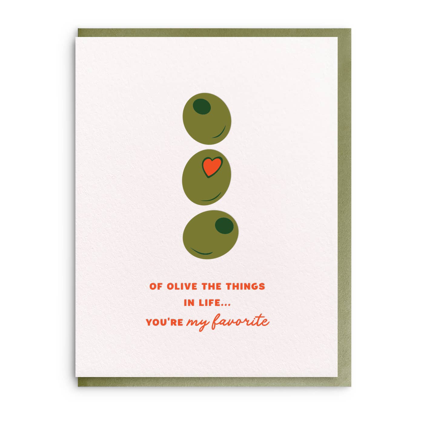Olive the Things Favorite Card