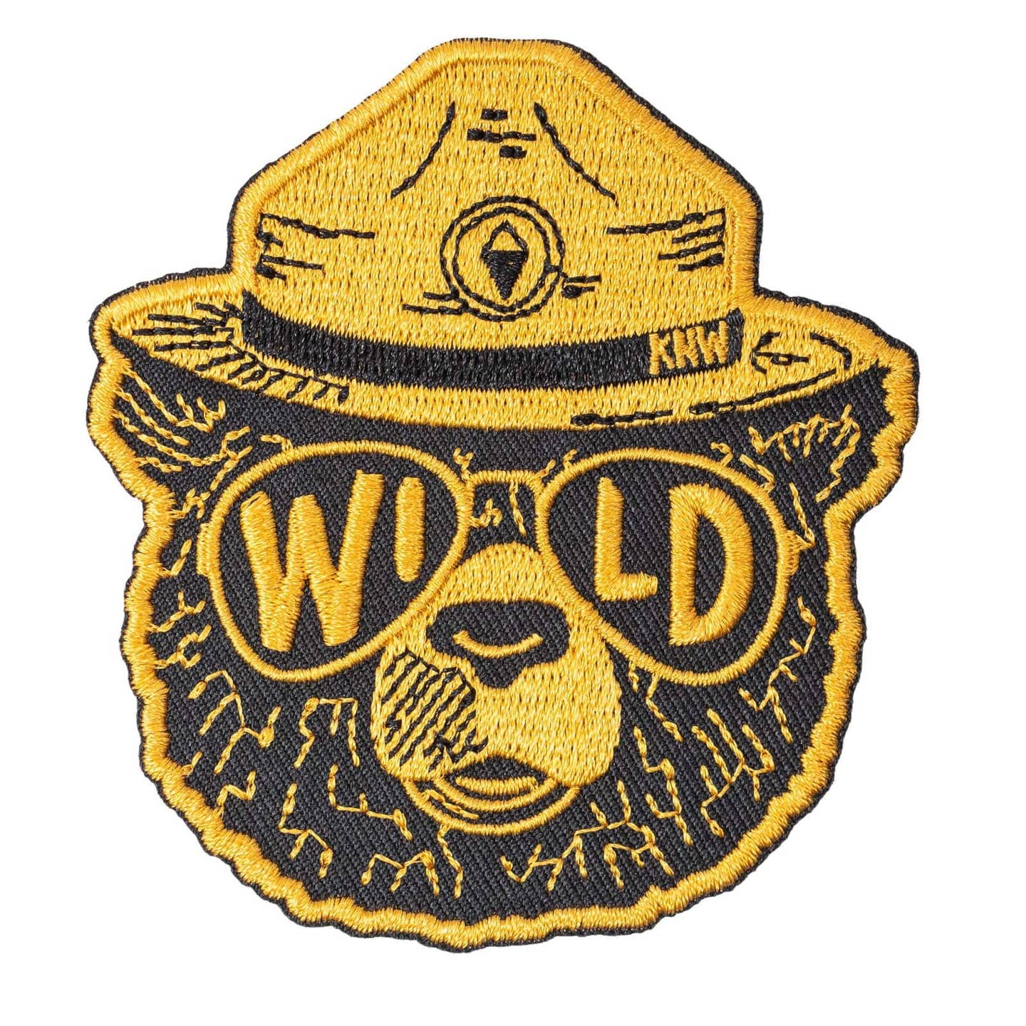 Wild Bear Embroidered Patch