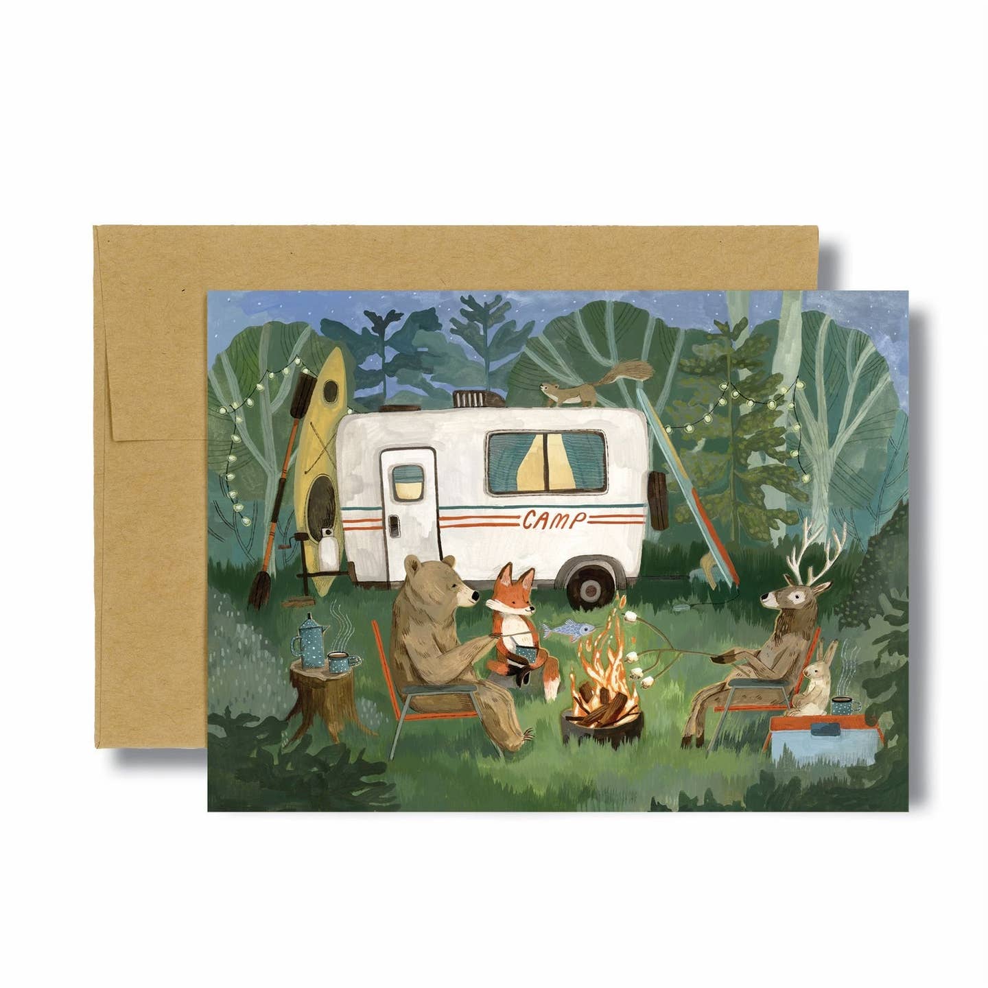 Camper Life Blank Card