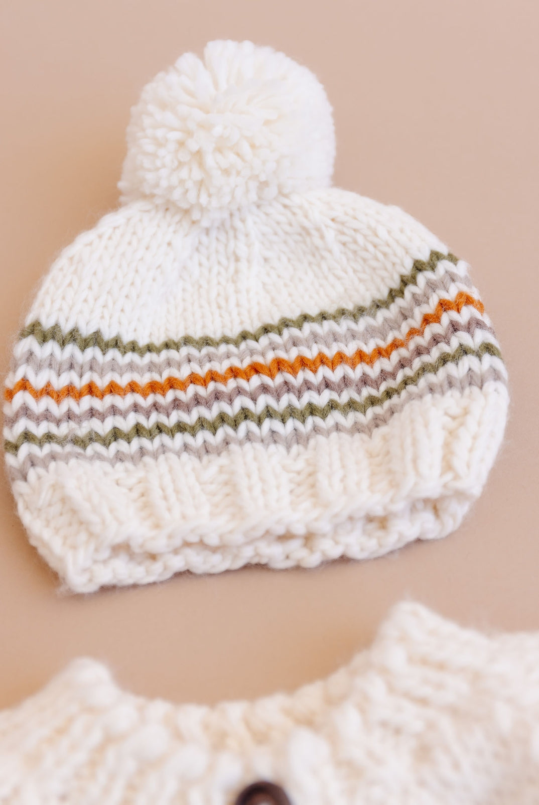 Woodland Stripe Knit Baby Kids Hat