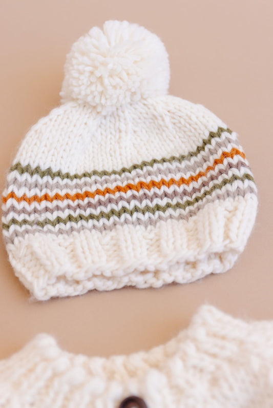 Woodland Stripe Knit Baby Kids Hat