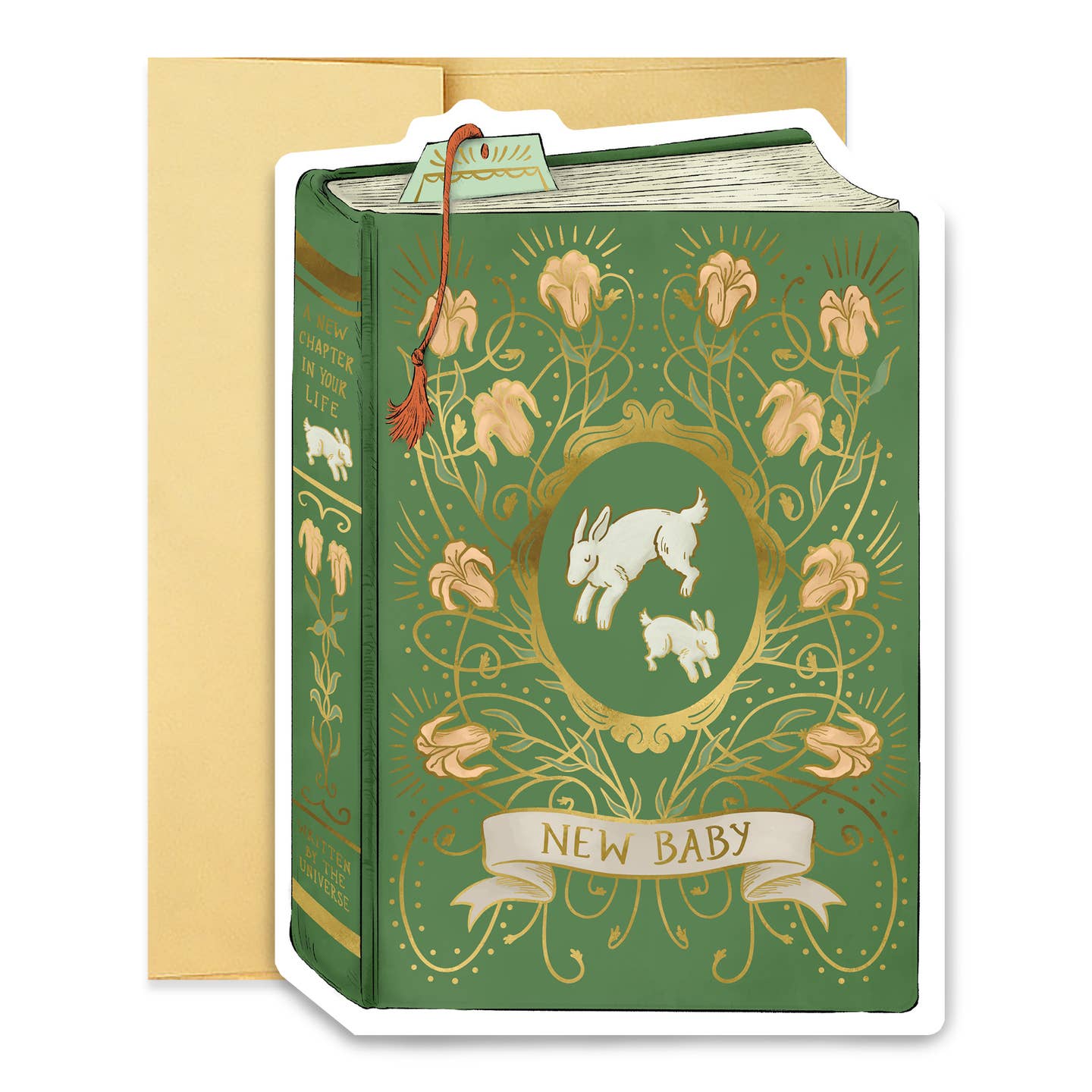 New Baby Book Cover Card