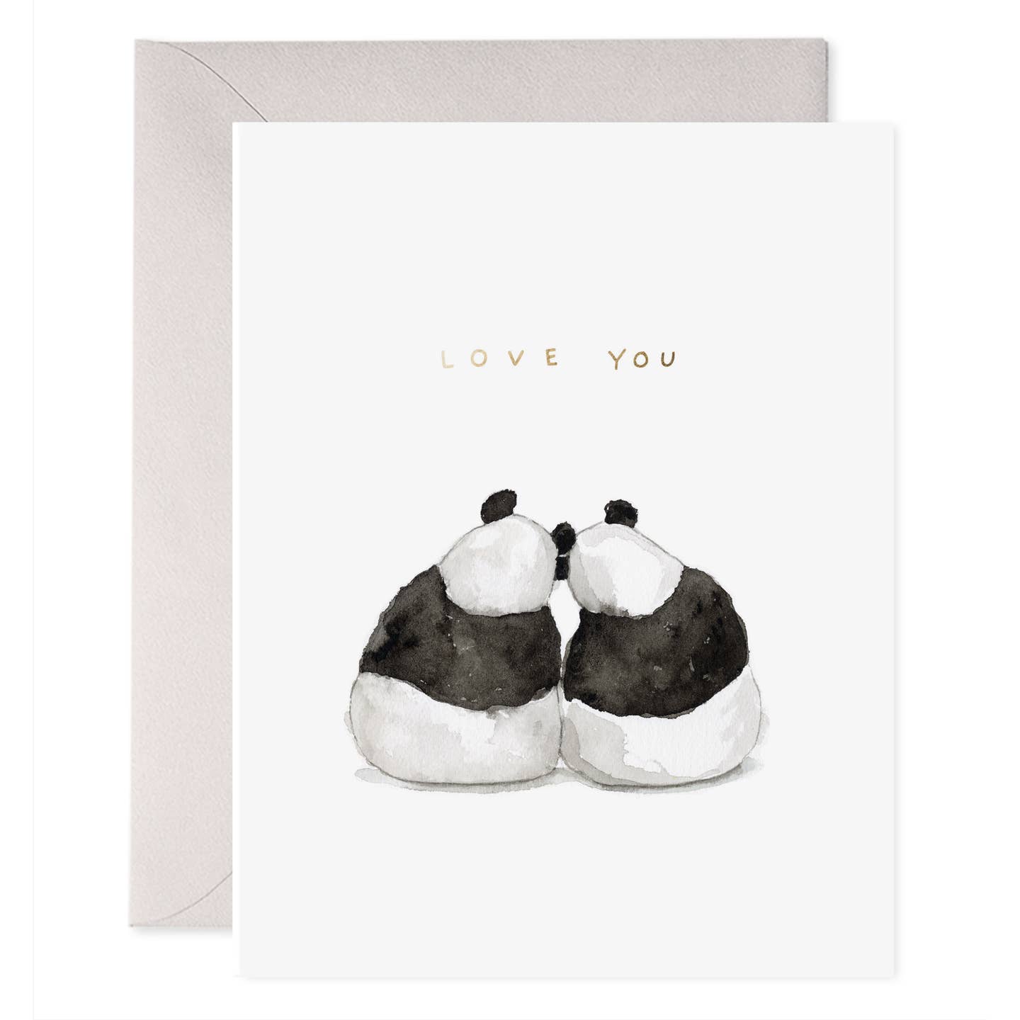Panda Pair Love Card