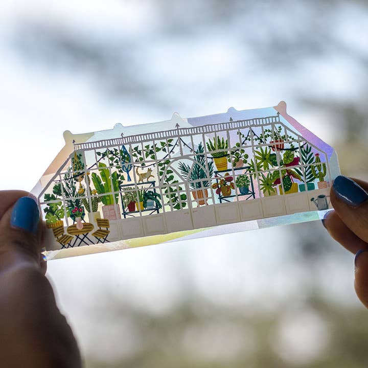 Greenhouse Sun Catcher Sticker
