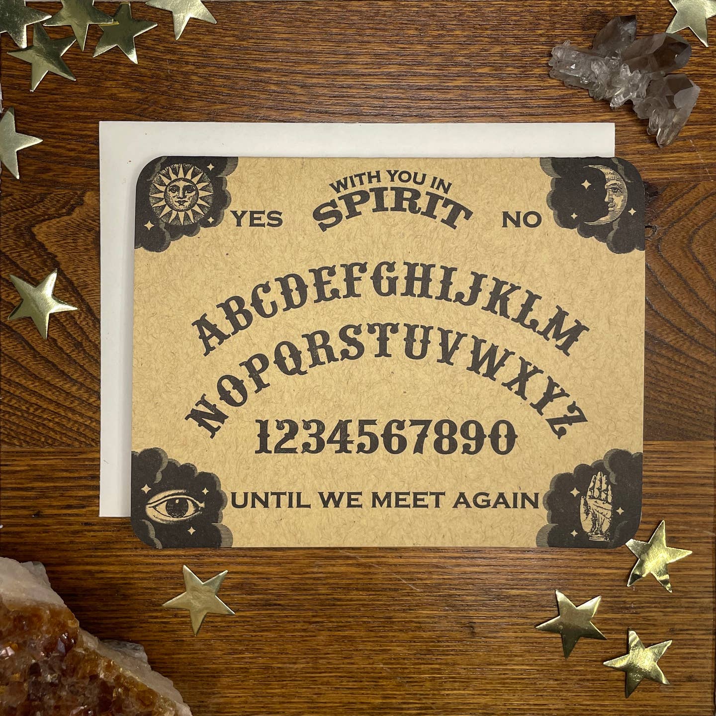 With You in Spirit Until We Meet Again Ouija Card
