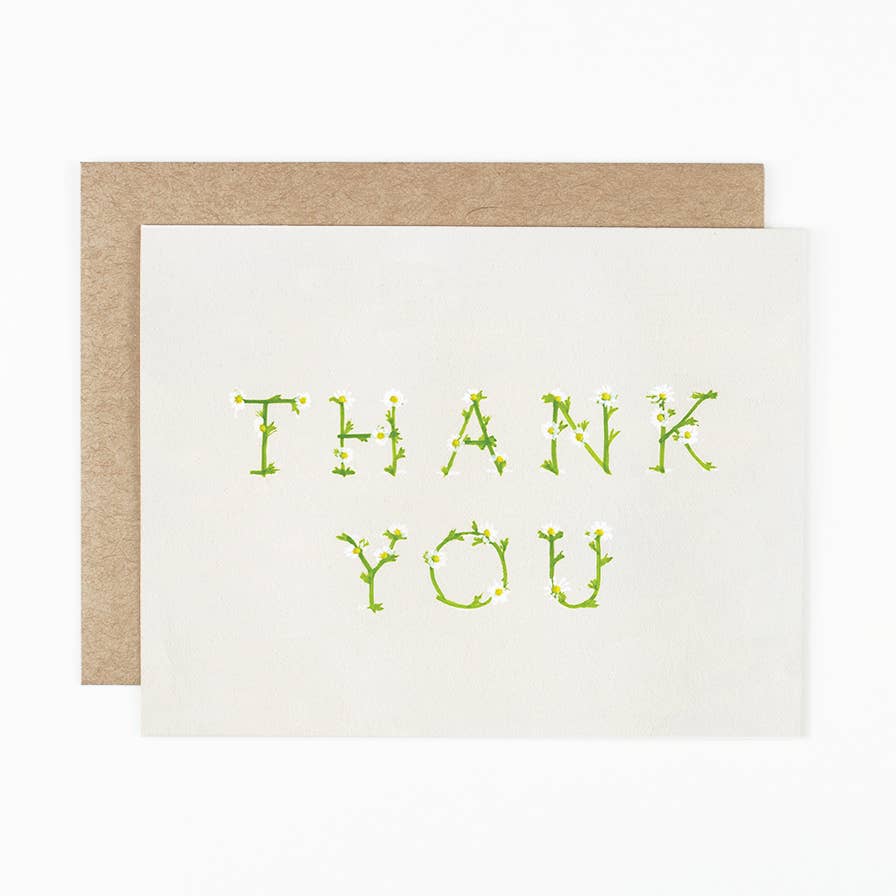 Daisies Thank You Card Set