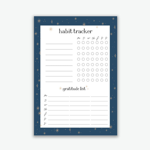 Habit Tracker Weekly Notepad