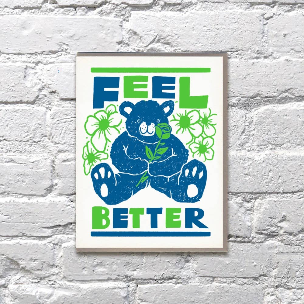 Feel Better Bear Card