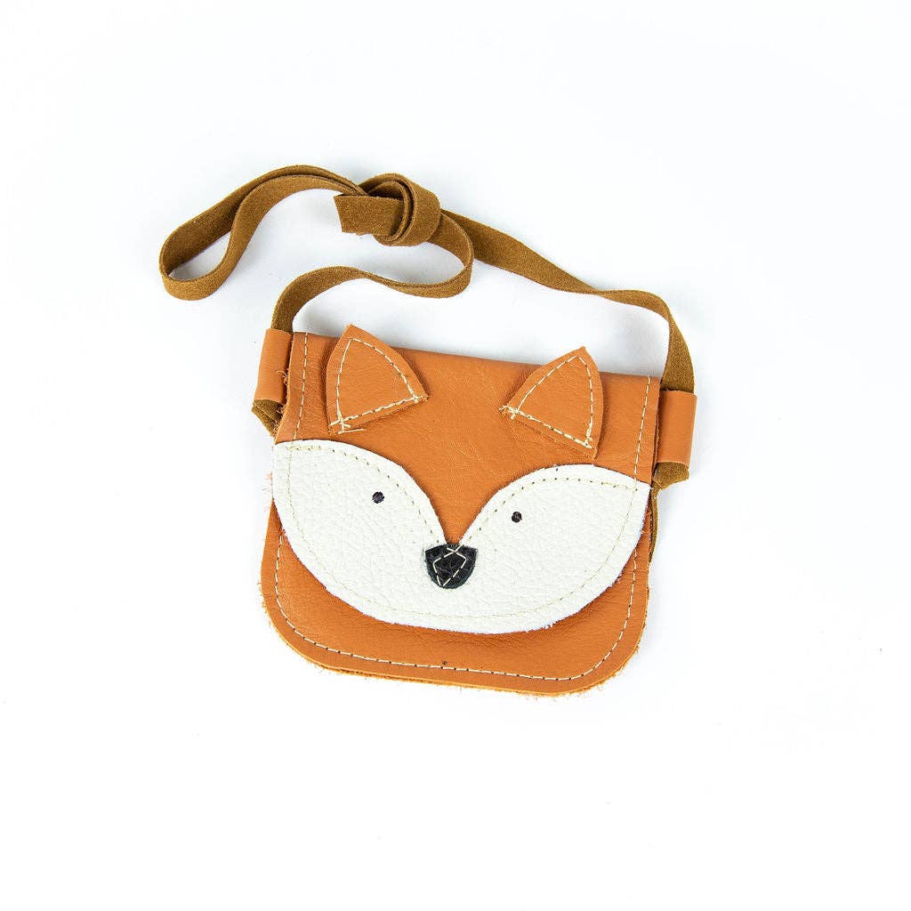 Fox Leather Toddler Purse