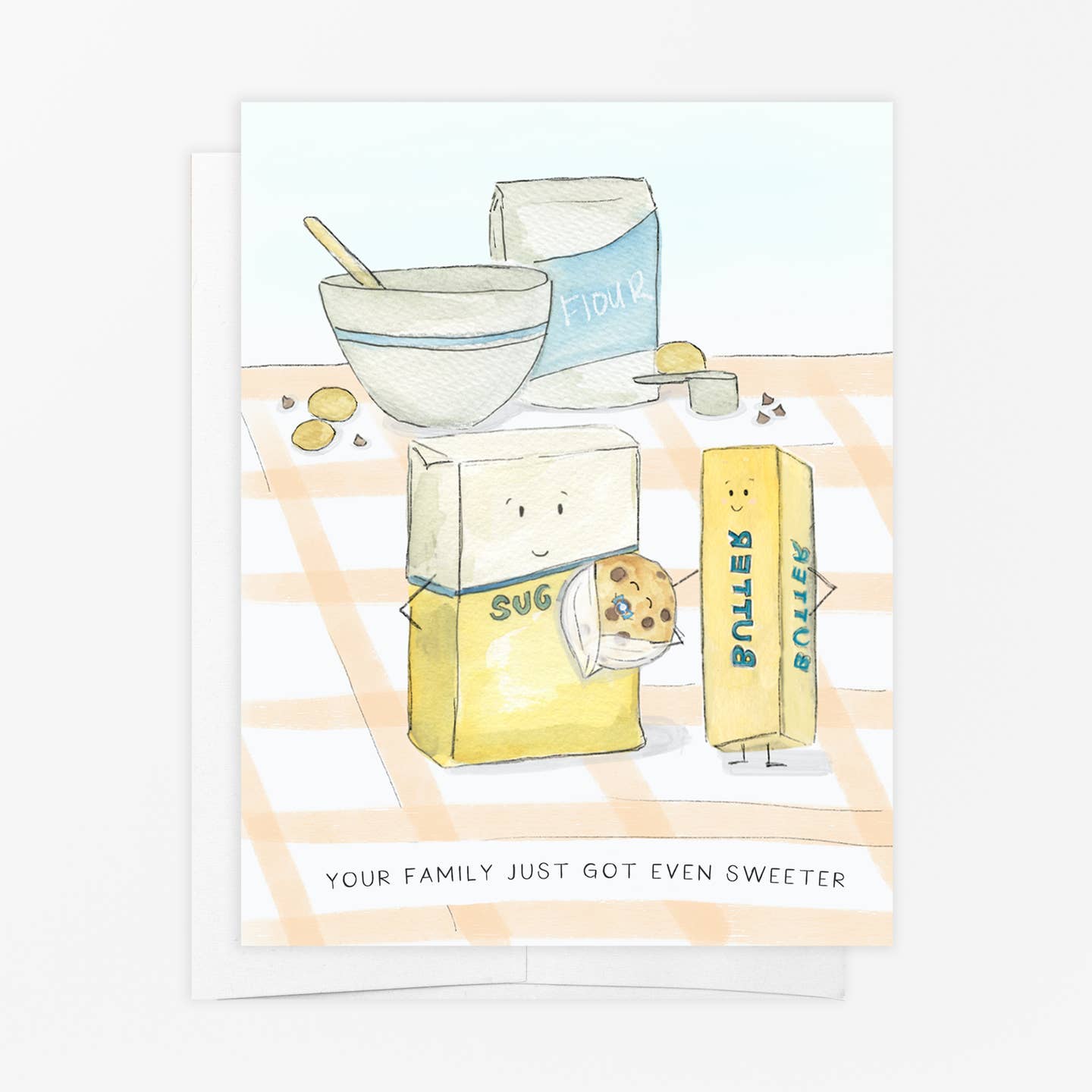 Family Got Sweeter Baby Card