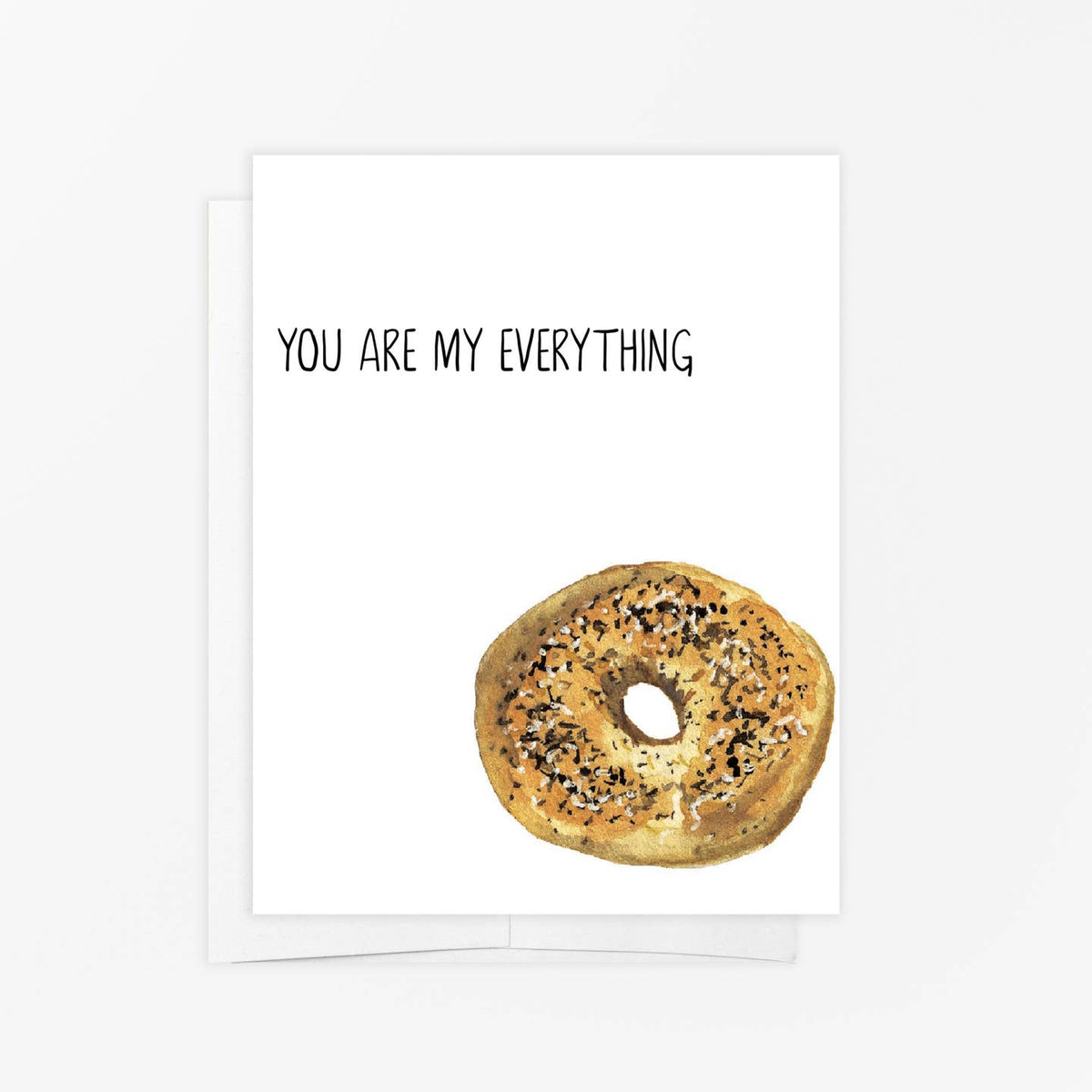 Everything Bagel Love Card