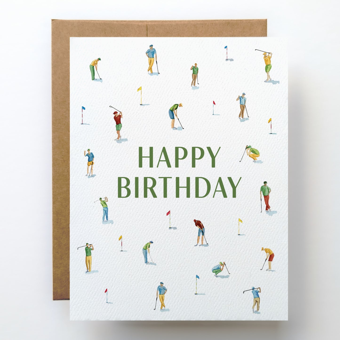 Golfers Happy Birthday Card
