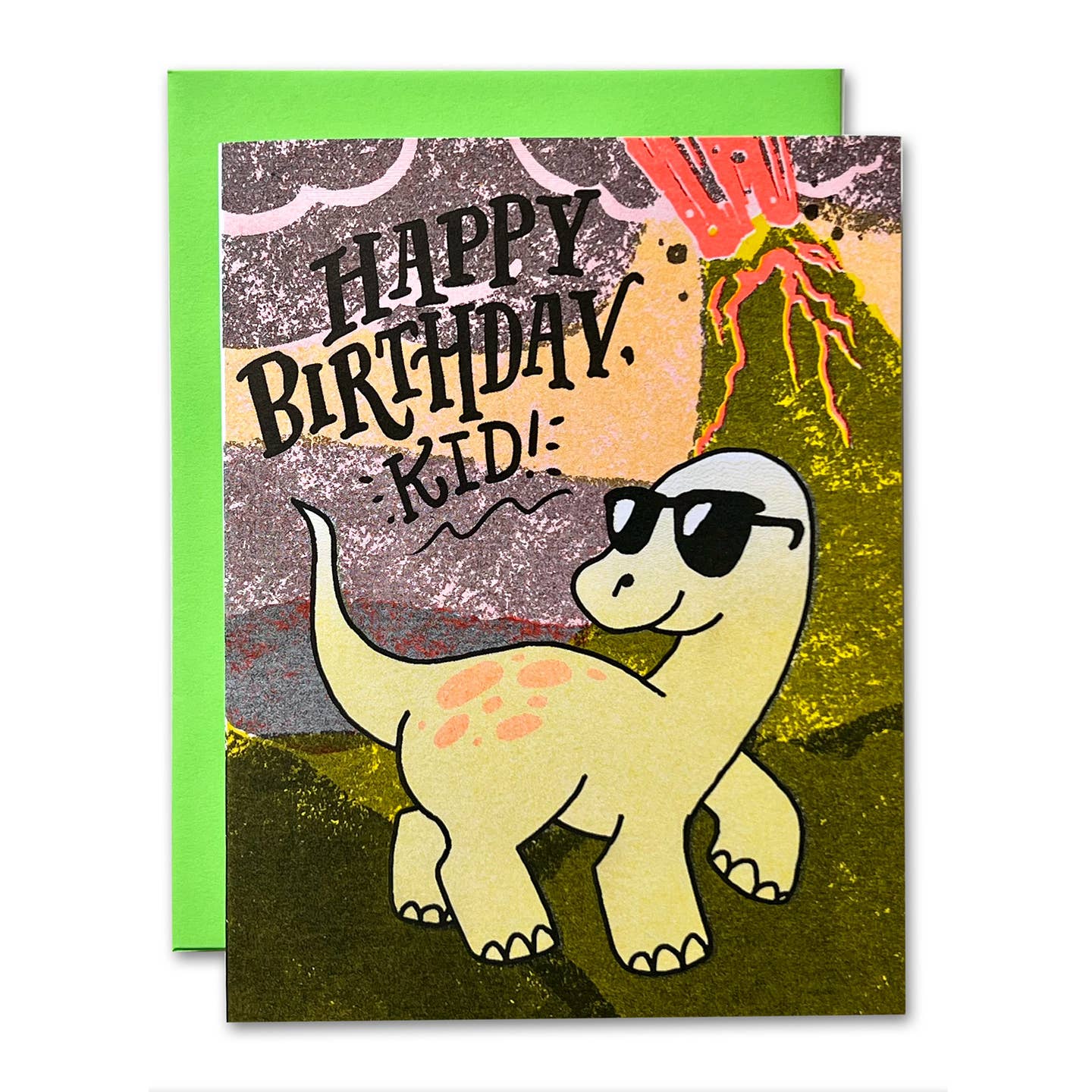 Happy Birthday Kid Dinosaur Card