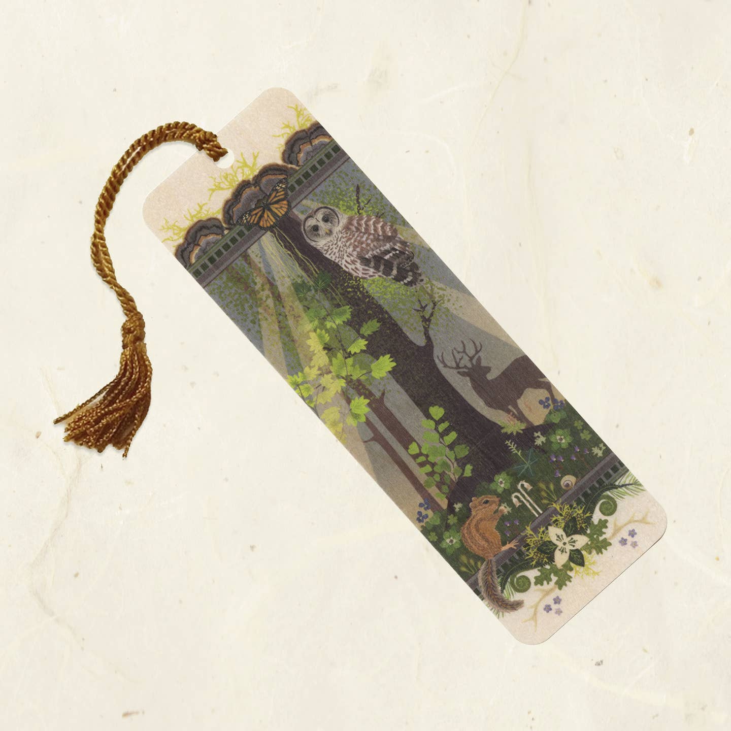 Wood Tassel Bookmark