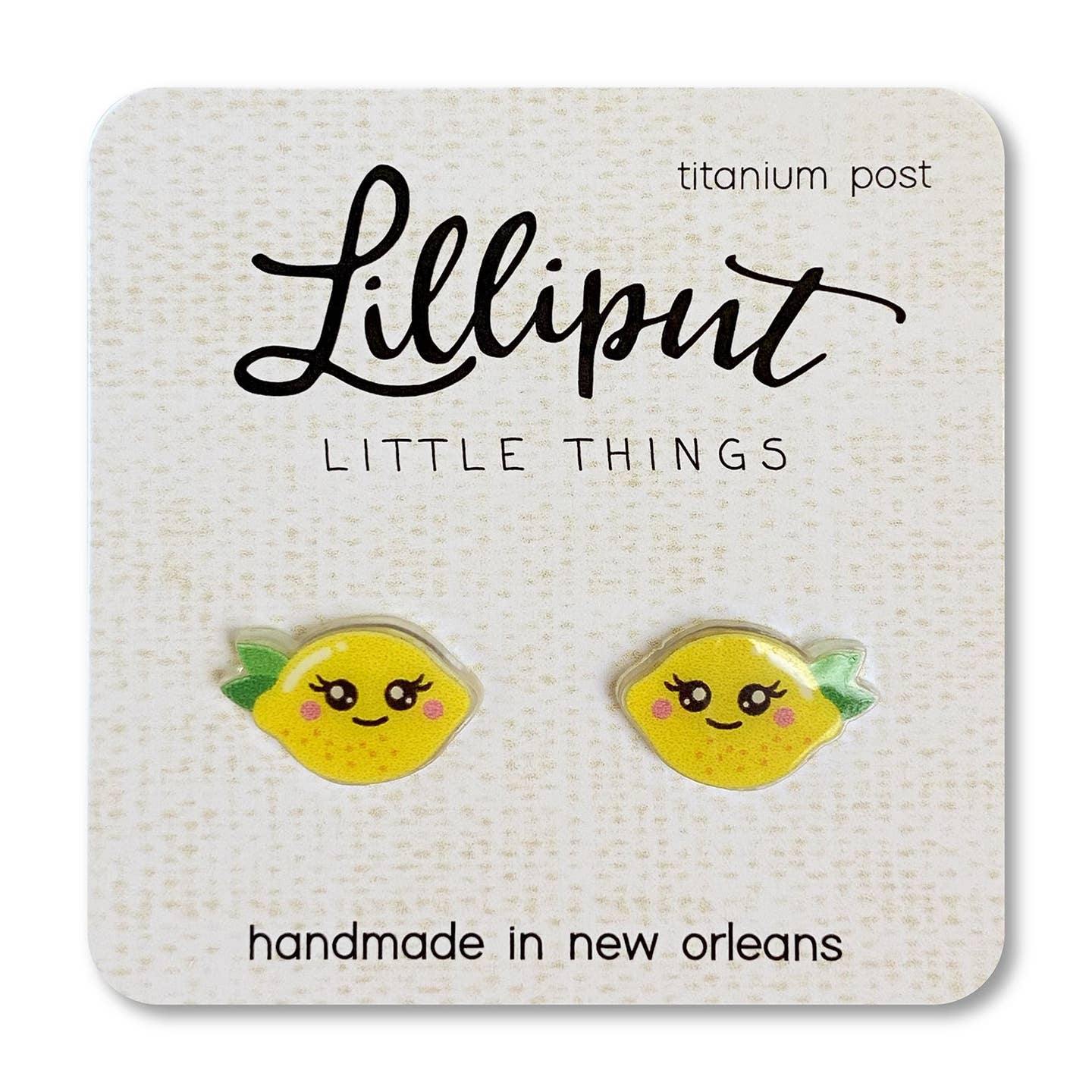 Kawaii Lemon Earrings