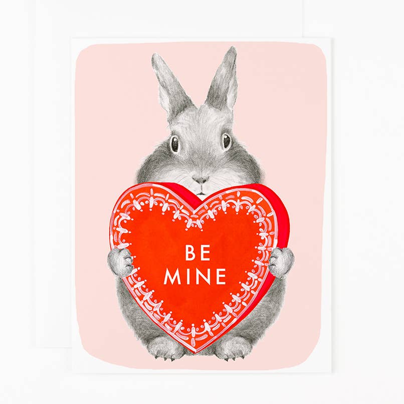 Be Mine Bunny Card