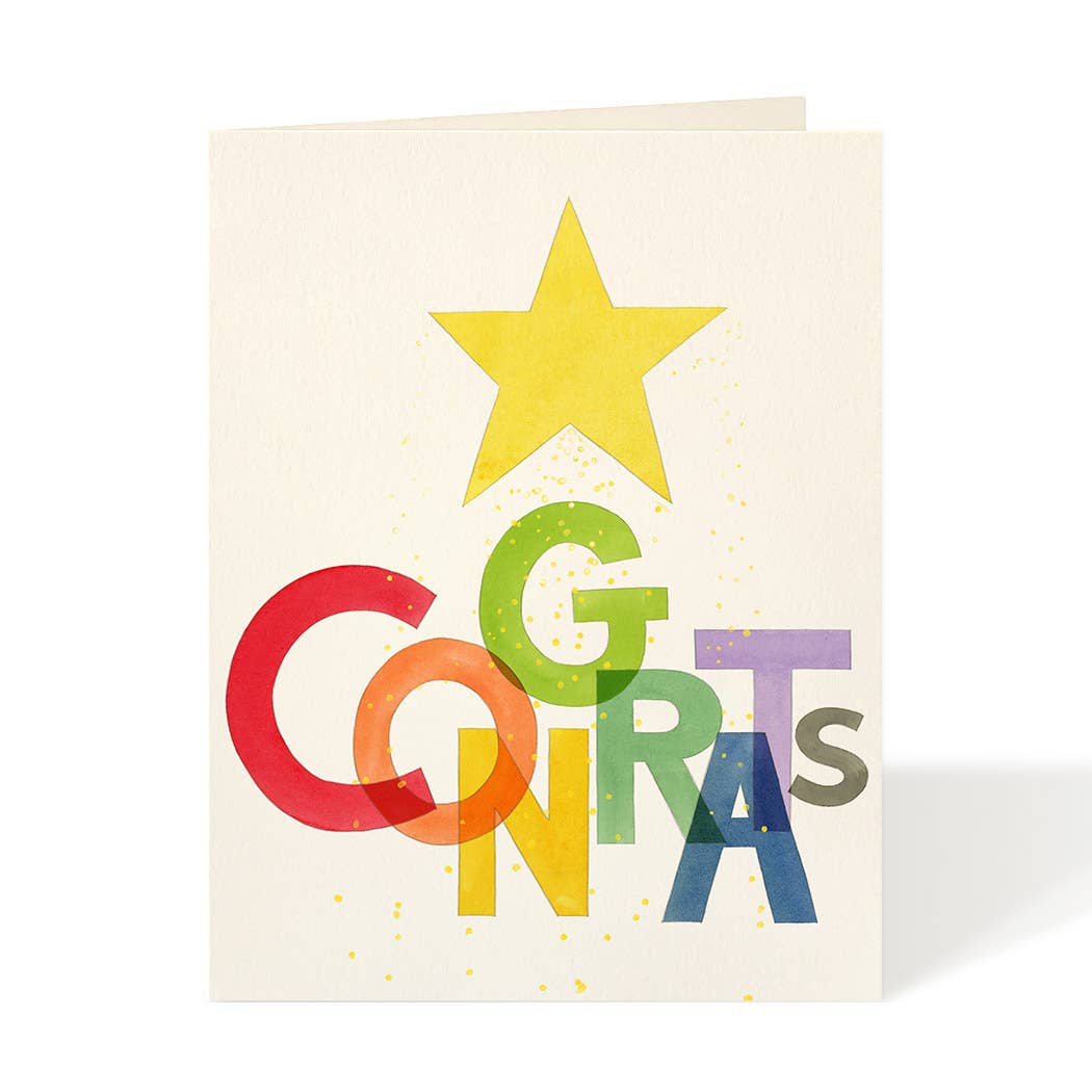 Star Power Congrats Card