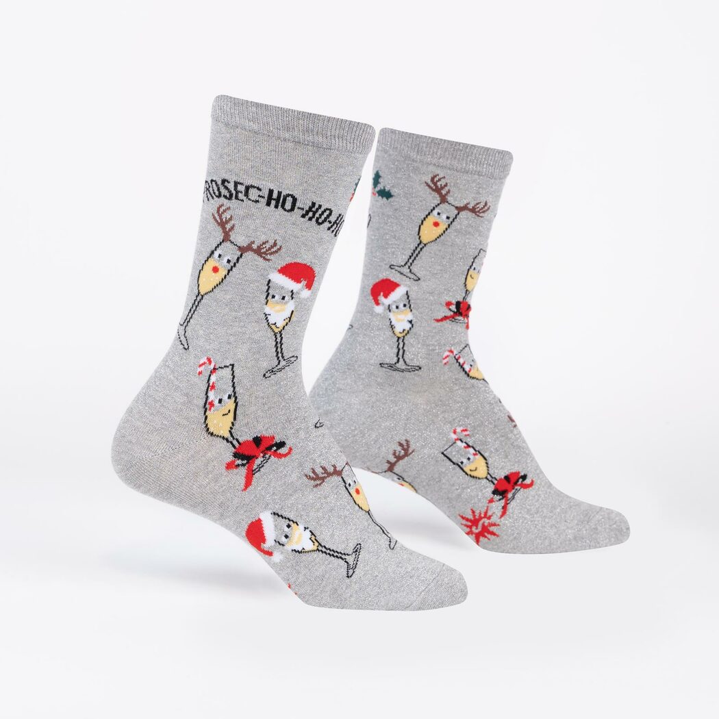 Prosec Ho Ho Ho Women's Crew Socks